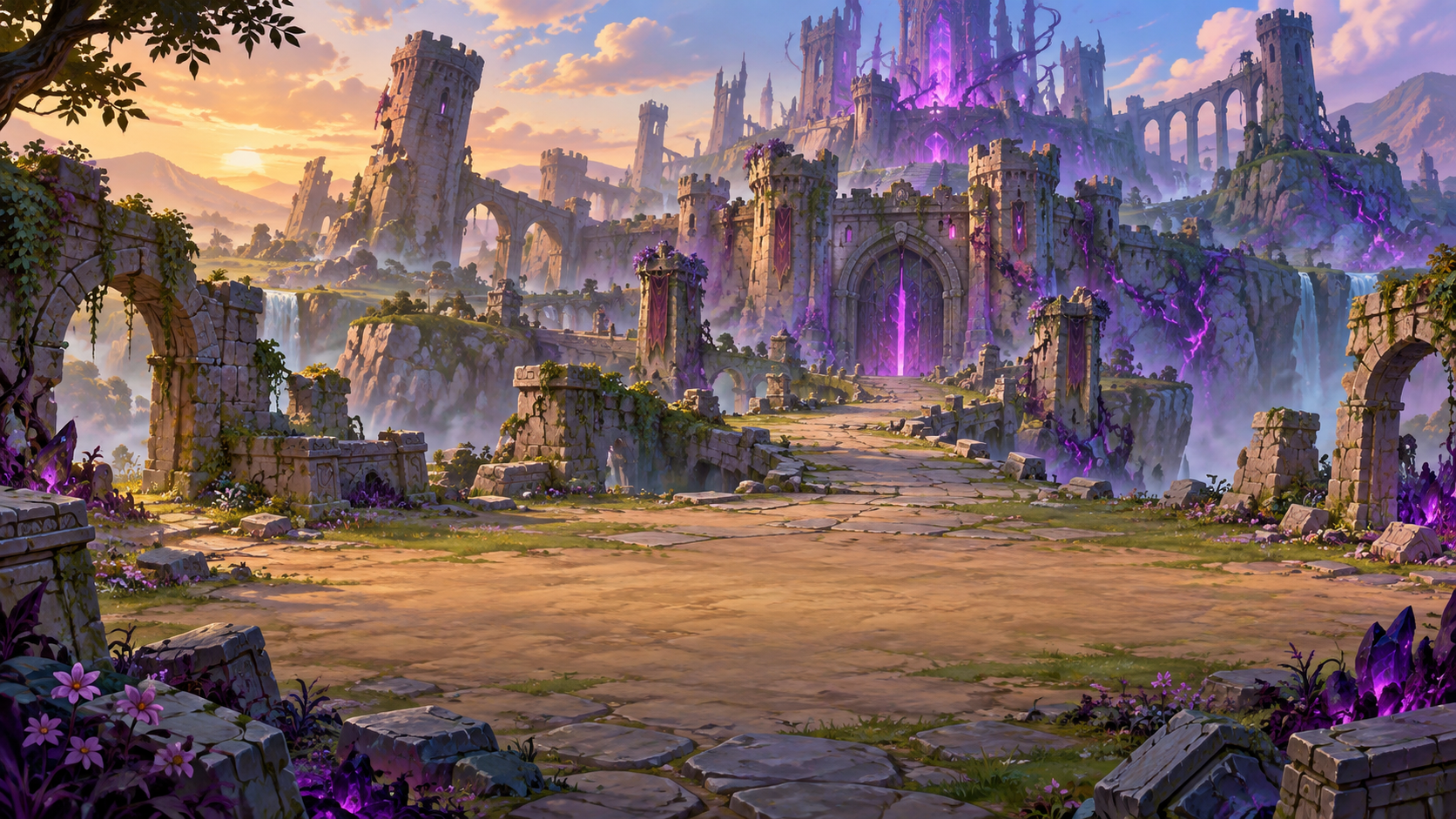 Blighted Citadel game environment