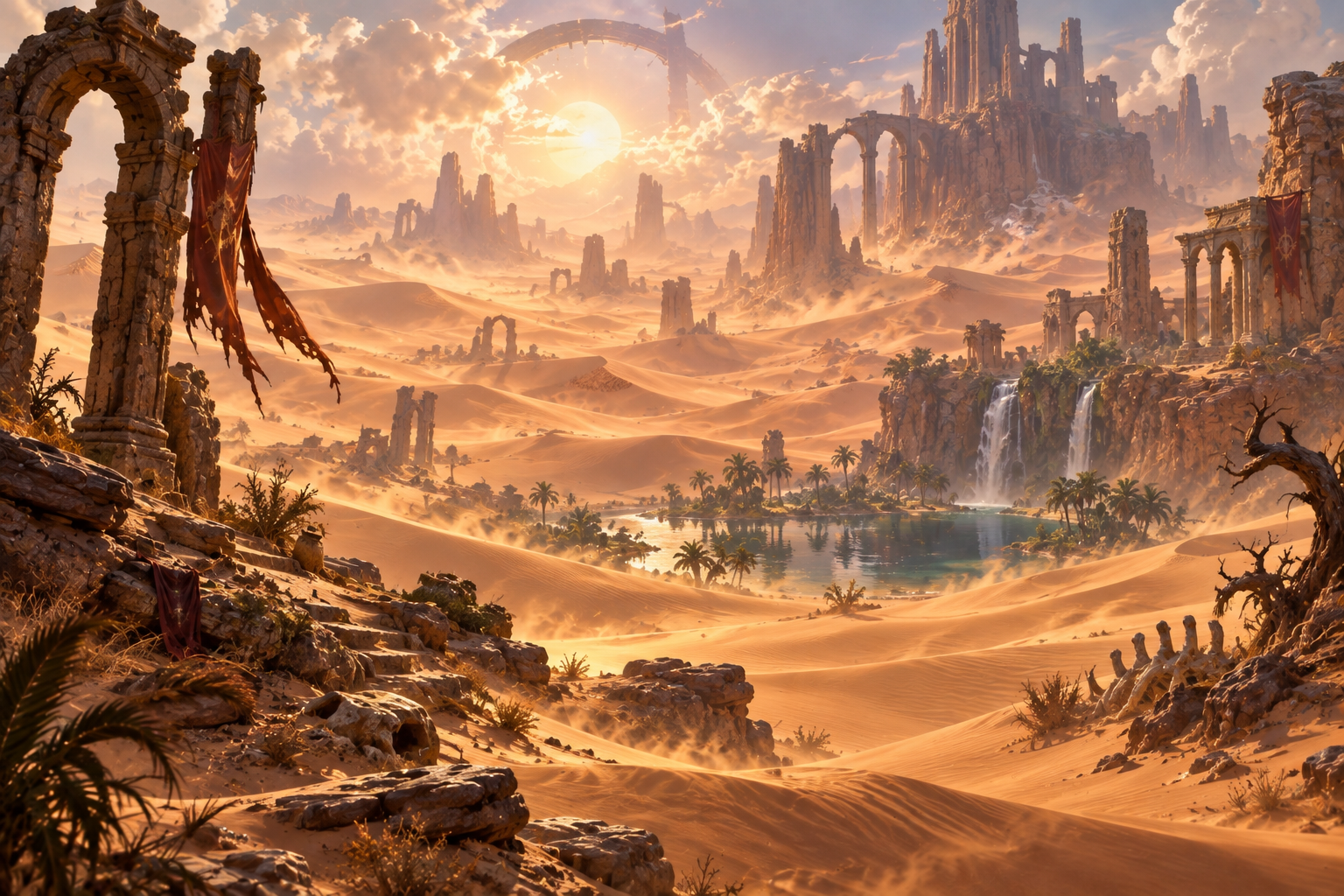 Shifting Sands Expanse game environment